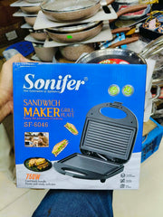 SONIFER Sandwich Maker SF-6046 – 750W 🥪 🔥