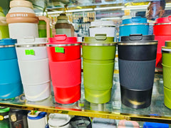 Leather Insulated Stainless Steel Travel Coffee Cup🤎