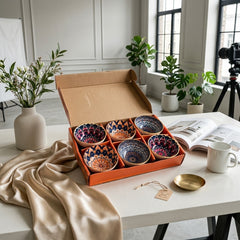 TURKISH TRADITIONAL PRINTED CERAMIC BOWL SET