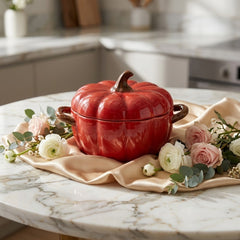 CERAMIC SOUP POT & CASSEROLE SET WITH LID