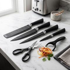 Slice Like a Pro with the Zepter Premium 6pcs Kitchen Knife Set! π₯©π
πͺ