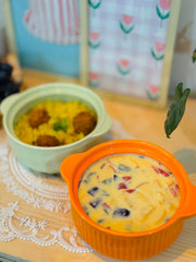 Ceramic pot with high-quality heat-resistant glass lid Ceramic Bowl