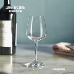 OCEAN LEXINGTON WHITE WINE GLASS 240ML 6PC SET