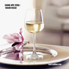OCEAN LEXINGTON WHITE WINE GLASS 240ML 6PC SET
