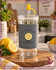Fruit Feast 3D Strawberry Glass Tumbler đ