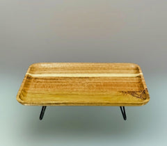 Aesthetic Bamboo Wooden Serving Tray – Elevate Your Table in Style! 🥐🧁