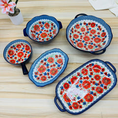 5pc Turkey Design Ceramic Tableware Set Dinner set Imported