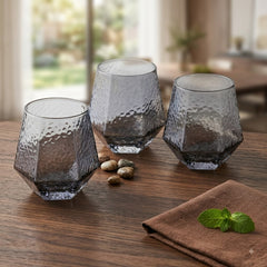 Luxury Black Diamond Hammer Glass Set – Make Every Sip Look Elegant & Every Table Look Premium! 🖤💎✨