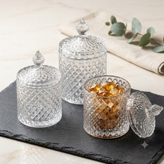 Elegant Crystal Glass Box – A Perfect Blend of Luxury, Beauty & Everyday Functionality! ✨💎