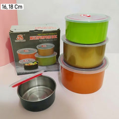 Multipurpose Stainless Steel Food Storage Container Set 🍜✨