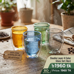 ✨ BUBBLE LAYER GLASS MUG – 4 COLORS ✨