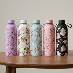 SAKURA FLOWER SERIES STAINLESS STEEL INSULATED WATER BOTTLE 🌸🌸