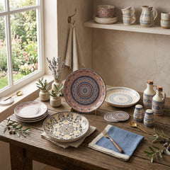 Luxury Turkish Style Ceramic Dinner Plate – Artistic Elegance for Your Dining Table! 🧿🍽️