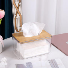 ✨ Acrylic Tissue Box & Dryer Sheet Holder 🏡💎 – Premium Clear Acrylic Organizer for Elegant Home Décor, Laundry Room Storage & Modern Tabletop Styling 🤍🪄