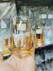 Elegant Amber-Tinted Stemless Wine Glasses 🍷🤎