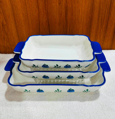 Premium Ovenproof Ceramic Serving Dish – Elegant Turkish Design for Stylish Dining 🧿🍽️🌿