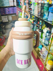 Vacuum Giant Portable Handle & Straw Bottle – 1000ml ✨💧