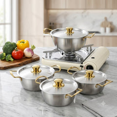 Premium 3-Piece Steel Wok Pan (Korai) Set! 🥘✨