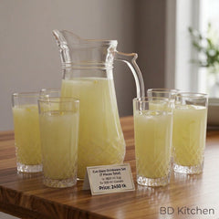 Treo Glass Desire Lemon Set – Elegant 7-Piece Glass Jug Set ✨🍋