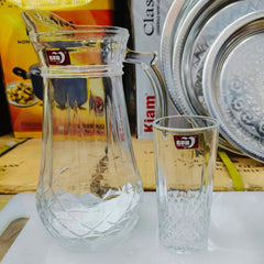 Treo Glass Desire Lemon Set – Elegant 7-Piece Glass Jug Set ✨🍋