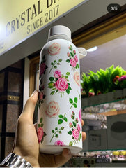 SAKURA FLOWER SERIES STAINLESS STEEL INSULATED WATER BOTTLE 🌸🌸