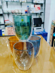 ✨ BUBBLE LAYER GLASS MUG – 4 COLORS ✨