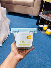 PREMIUM GLASS STORAGE BOX – SMART & STYLISH FOOD STORAGE 880ML ✨