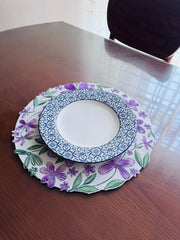 FLORAL PVC PRINT TABLE MAT SET FOR AN ELEGANT, STYLISH & BEAUTIFULLY DECORATED DINING EXPERIENCE! ✨🌸