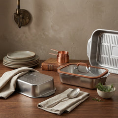 PREMIUM STAINLESS STEEL SERVING DISH SET – 3 PCS ✨🍽️