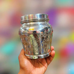 500ml 1pc Stainless Steel Indian Imported Household Kitchenware Storage Jar🌶️🥜🍪🌾