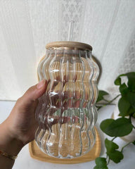 Premium Ripple Glass Jar β Where Style Meets Everyday Functionality β¨π₯€π