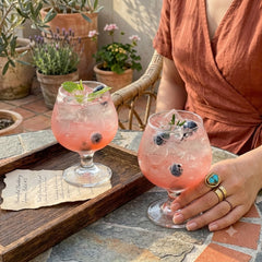 Classic Brandy Ocean Glass Set – Thailand Imported Cocktail & Mojito Serving Glass🌊🍒