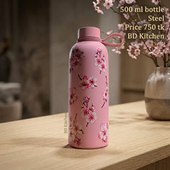 SAKURA FLOWER SERIES STAINLESS STEEL INSULATED WATER BOTTLE 🌸🌸