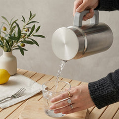 Premium Vacuum Insulated Stainless Steel Jug – Hot & Cold Beverage Serving Made Easy! 🧊☕🫗