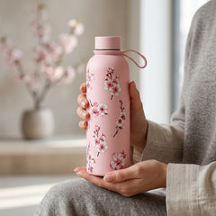 SAKURA FLOWER SERIES STAINLESS STEEL INSULATED WATER BOTTLE 🌸🌸