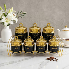 PREMIUM CERAMIC KITCHEN STORAGE SET – 7PCS 🏡✨