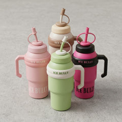 Vacuum Giant Portable Handle & Straw Bottle – 1000ml ✨💧