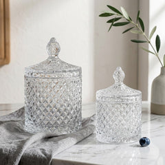 Elegant Crystal Glass Box – A Perfect Blend of Luxury, Beauty & Everyday Functionality! ✨💎