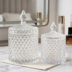 Elegant Crystal Glass Box – A Perfect Blend of Luxury, Beauty & Everyday Functionality! ✨💎