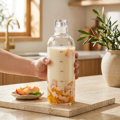 Premium Clear Borosilicate Glass Water Bottle – Perfect for Everyday Hydration! ✨💧
