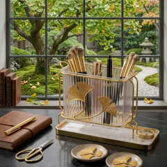 Acrylic & Stainless Steel Imported Spoon & Cutlery Holder ๐ฝ๏ธโจ