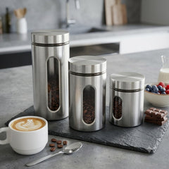 Elevate Your Kitchen Storage with Premium Style! 🥥☕🍪
