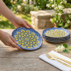 Luxury Turkish Style Premium Ceramic Dinner Plate โ Colourful Artistic Design ๐งฟ๐ฝ๏ธ