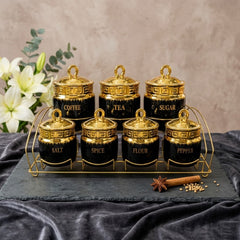PREMIUM CERAMIC KITCHEN STORAGE SET – 7PCS 🏡✨