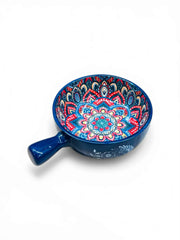 4pc Turkish Ceramic Serving Dish Decorative Serving Plate for Dining Table