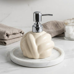Minimal Design, Maximum Elegance – Ceramic Soap Dispenser🫧 🤍