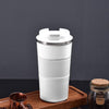 Leather Insulated Stainless Steel Travel Coffee Cup🤎