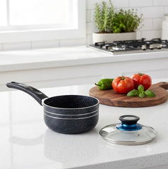 Cook Smarter with Our Premium Non-Stick Marble Coated Milk Pan! 🍳✨