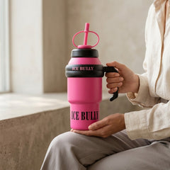 Vacuum Giant Portable Handle &amp; Straw Bottle – 1000ml ✨💧