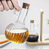 2 Pcs Glass Oil &amp; Vinegar Jar with Bamboo Stand 🏠💚